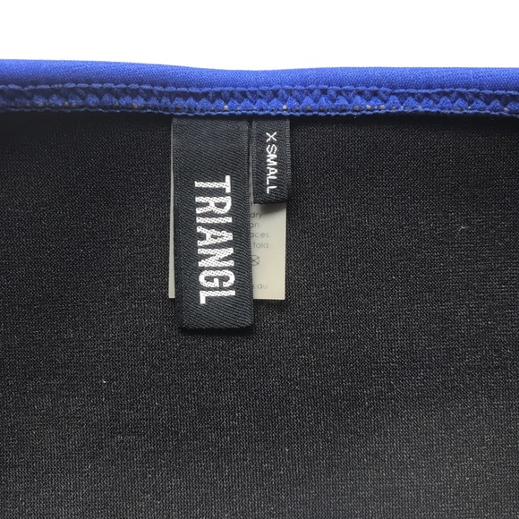 Triangl Penny wanderlust white mesh & blue bikini - Picture 7 of 8